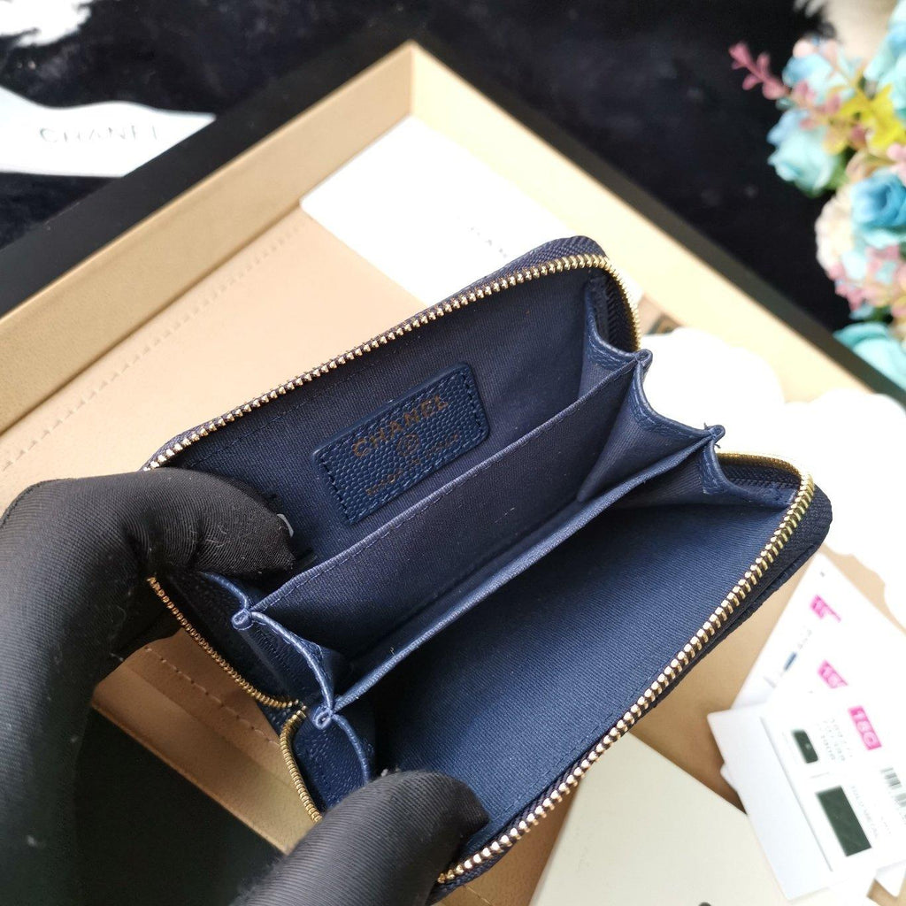 コインウォレット ネイビーブルー