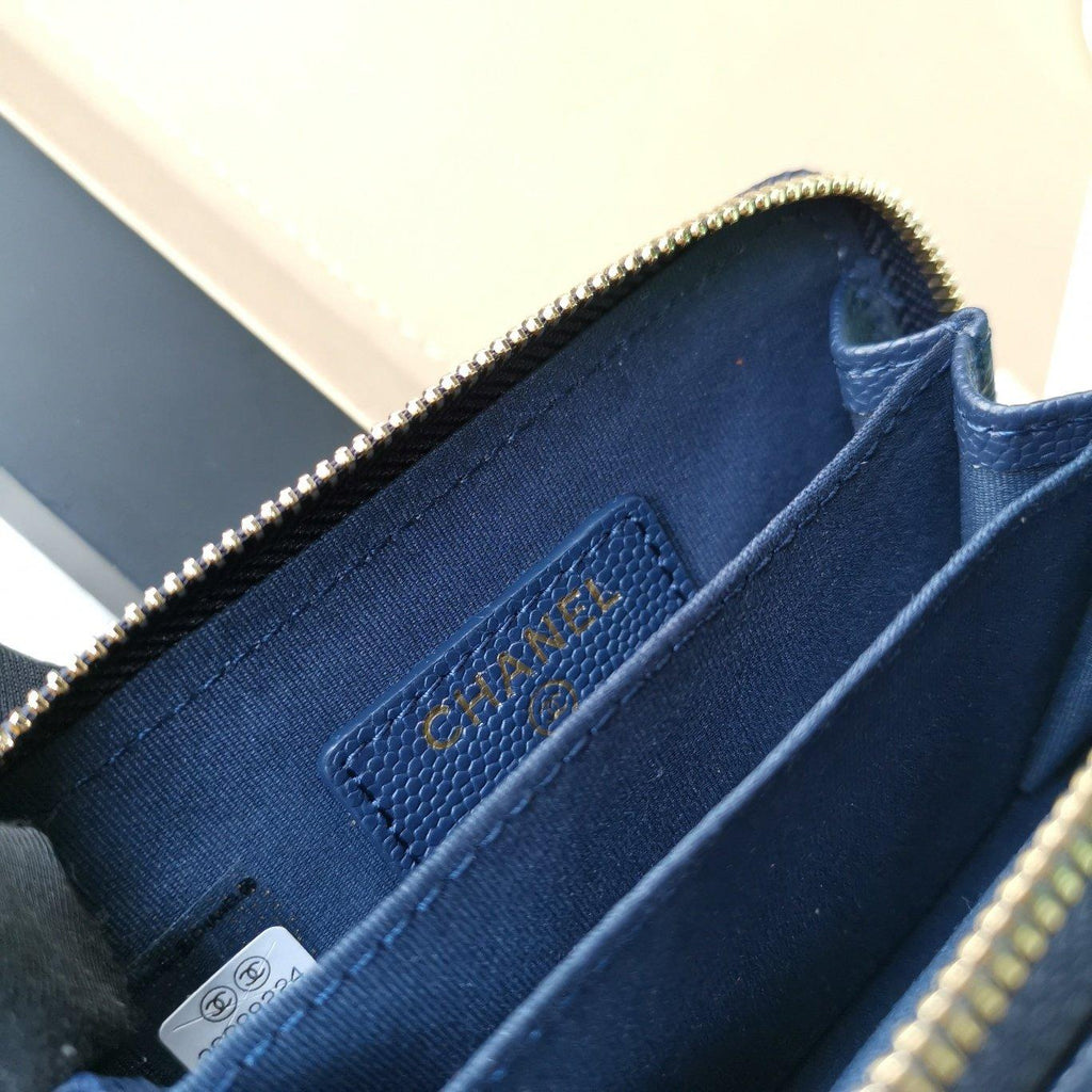 コインウォレット ネイビーブルー